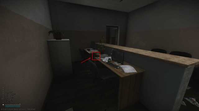 A location for the housing journal in Escape from Tarkov.