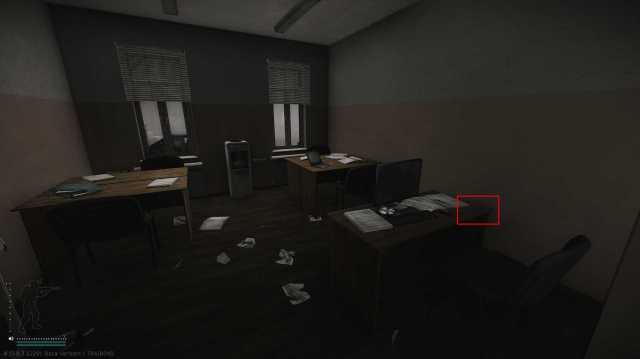 A location for the housing journal in Escape from Tarkov.