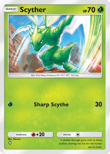 Artwork for Scyther in Genetic Apex