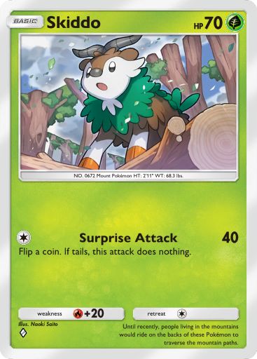 Artwork for Skiddo in Genetic Apex