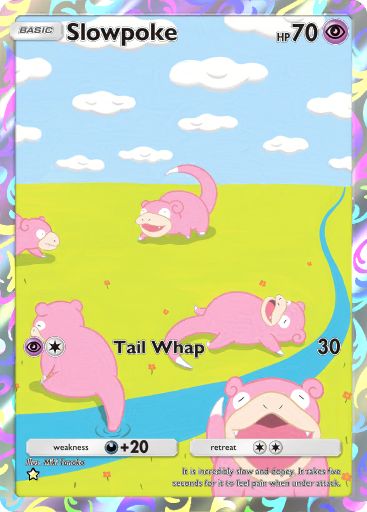 Slowpoke full art in Genetic Apex