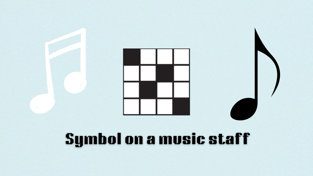 art for symbol on a music staff nyt mini crossword clue