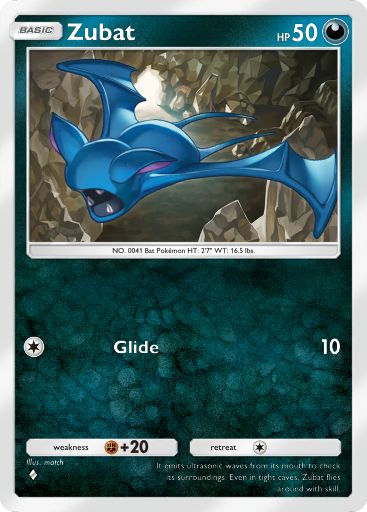 Artwork for Zubat in Genetic Apex