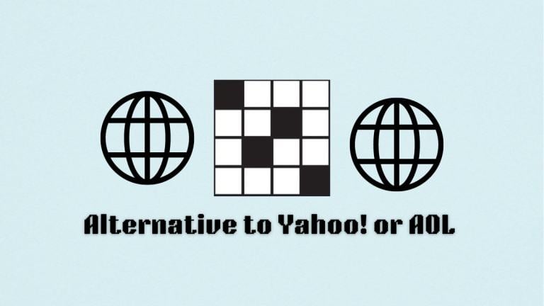 The Alternative to Yahoo! or AOL hint on the NYT Mini Crossword puzzle.