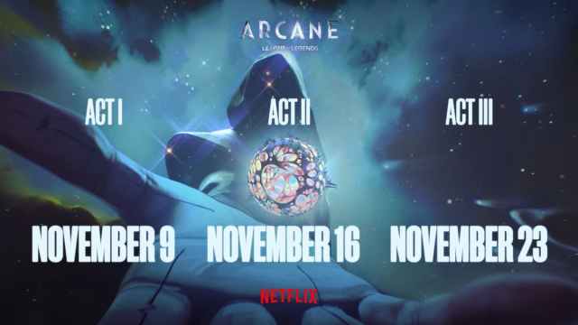 The release dates for Arcane's three Acts.