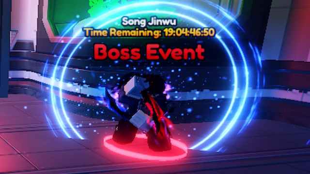 Song Jinwu in the Boss Event in Anime Vanguards.