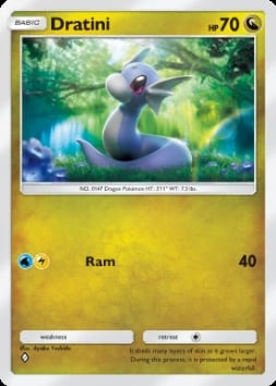 Artwork for Dratini in Genetic Apex