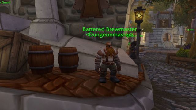 Battered Brewmaster NPC in World of Warcraft.