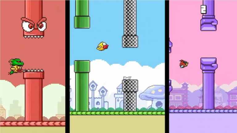 New Flappy Bird characters and maps.