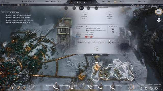 Food District in Frostpunk 2