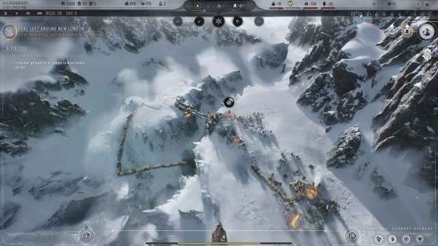 Old Dreadnaught colony in Frostpunk 2