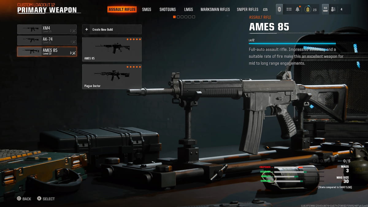 Ames 85 AR in Black Ops 6