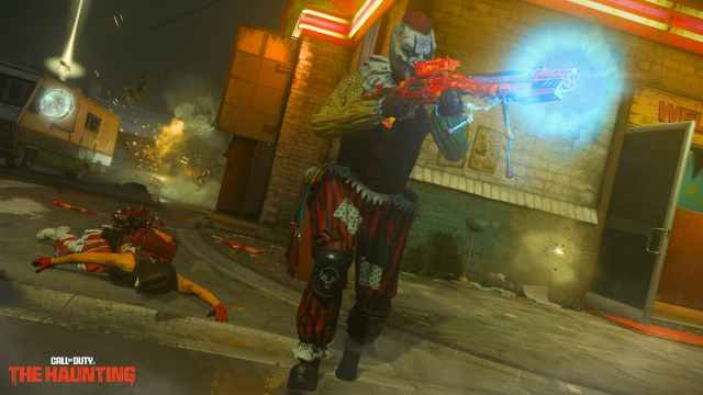 Clown operator fights with a sniper rifle in MW3