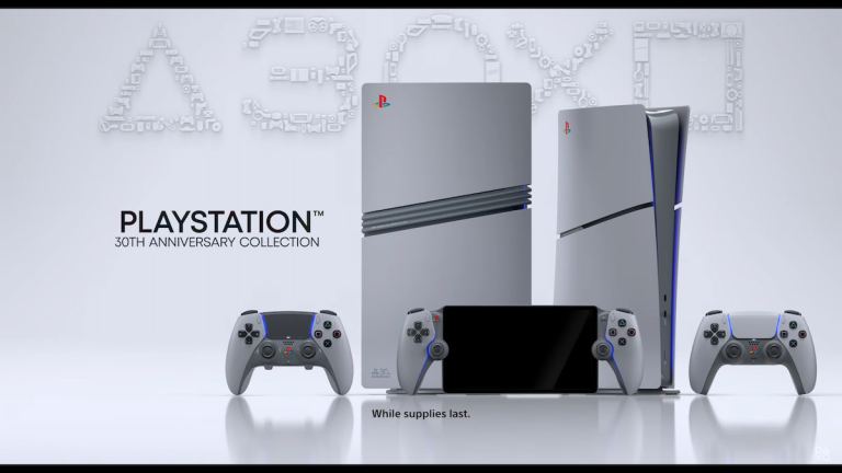 PS5 30th anniversary collection of consoles and controllers