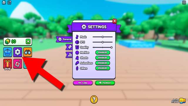 How to redeem codes in Marble Run Tycoon 2.