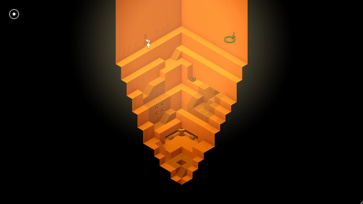 An cave-like structure in Monument Valley.