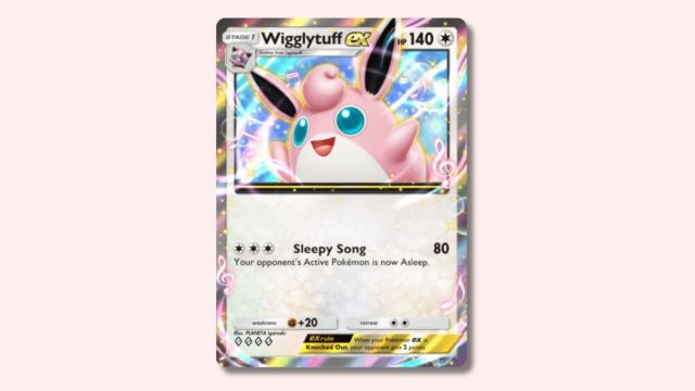 Wigglytuff ex from Pokémon TCG Pocket.