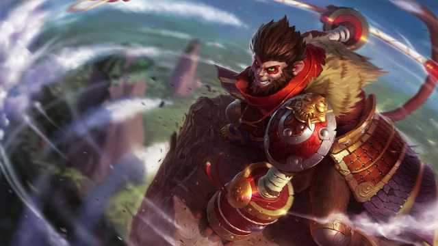 Picture showing Wukong in League of Legends.