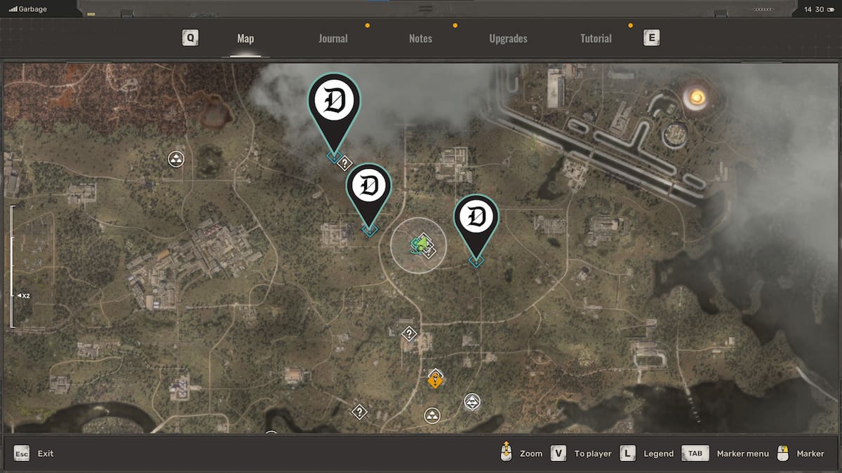 STALKER 2 map locations for budmo stashes