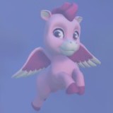 A Pink Baby Pegasus in Disney Dreamlight Valley. 