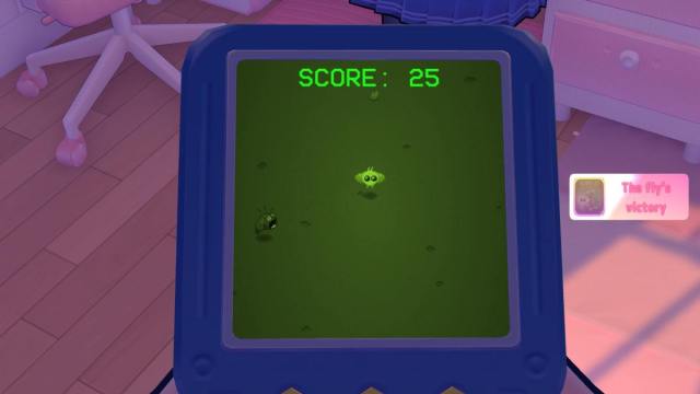 Hitting 25 score on the fly game in MiSide
