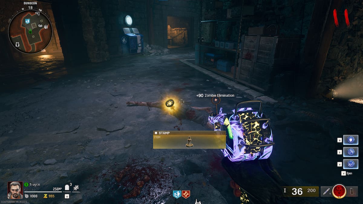 Stamp collectable in Black Ops 6