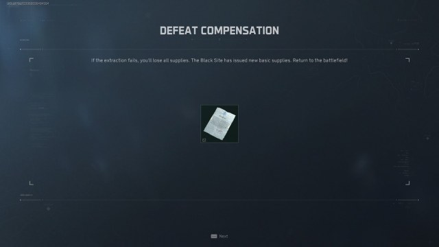 Gear Ticket in Delta Force