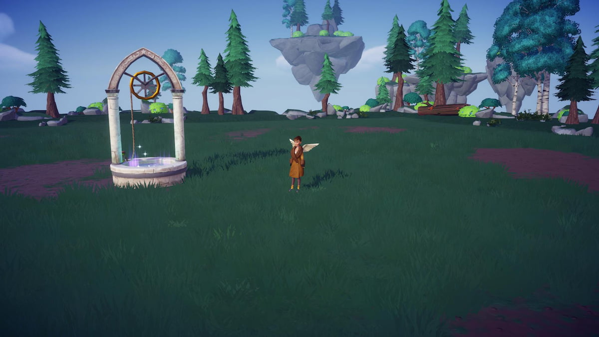 A Forest Floating Island in Disney Dreamlight Valley