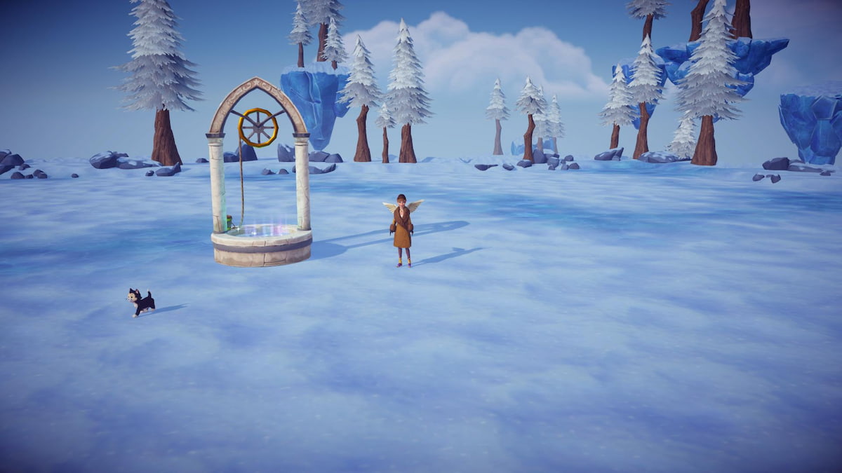 A Frosted Floating Island in Disney Dreamlight Valley