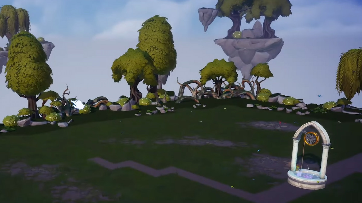A Glade Floating Island in Disney Dreamlight Valley