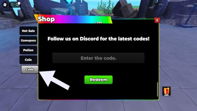 Screenshot of the Anime RNG TD codes section.