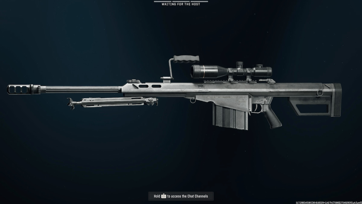 AMR Mod 4 sniper rifle in BO6 and Warzone