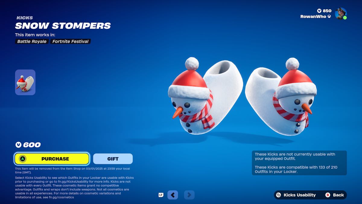 snow stompers kicks