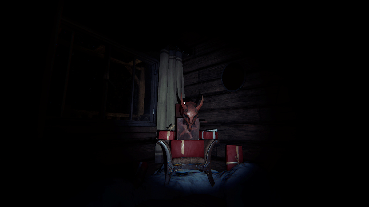 a krampus box in the office in phasmophobia.