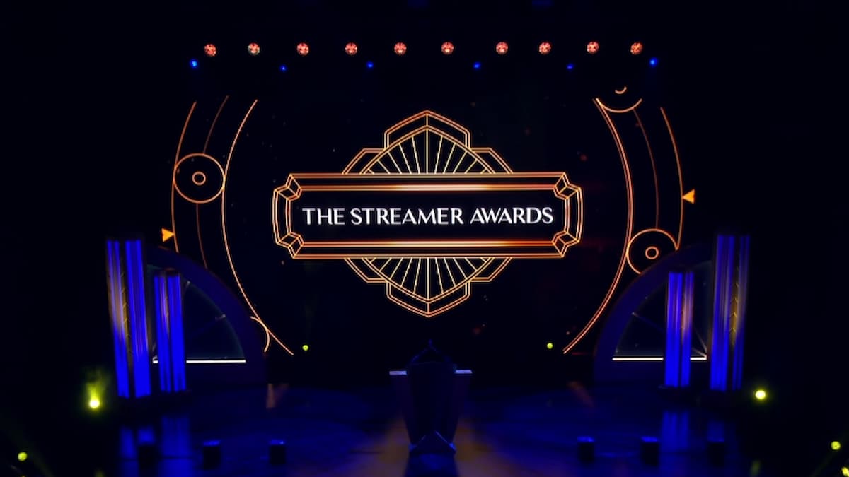 The 2024 Streamer Awards stage.