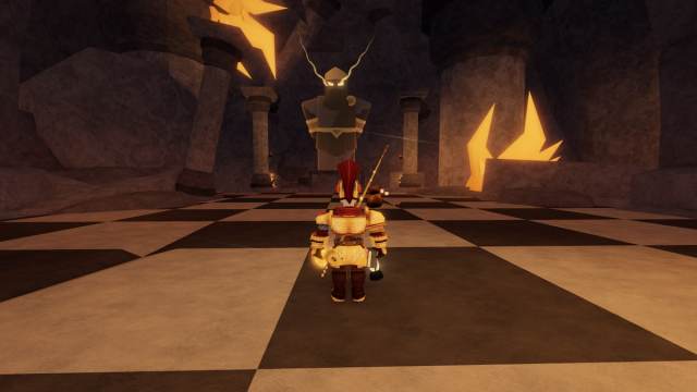 Picture showing the Red light green light game inside the Zeus Trial room in Fisch.