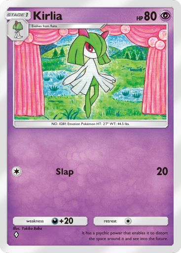 Kirlia from Space-Time Smackdown in Pokemon TCG Pocket