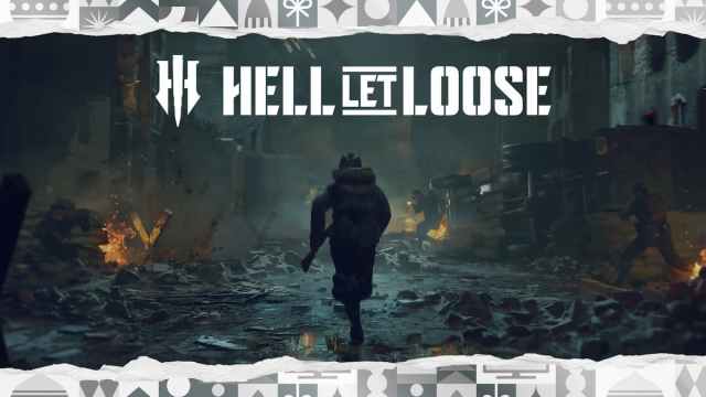 torn wrapping paper revealing art for Hell Let Loose