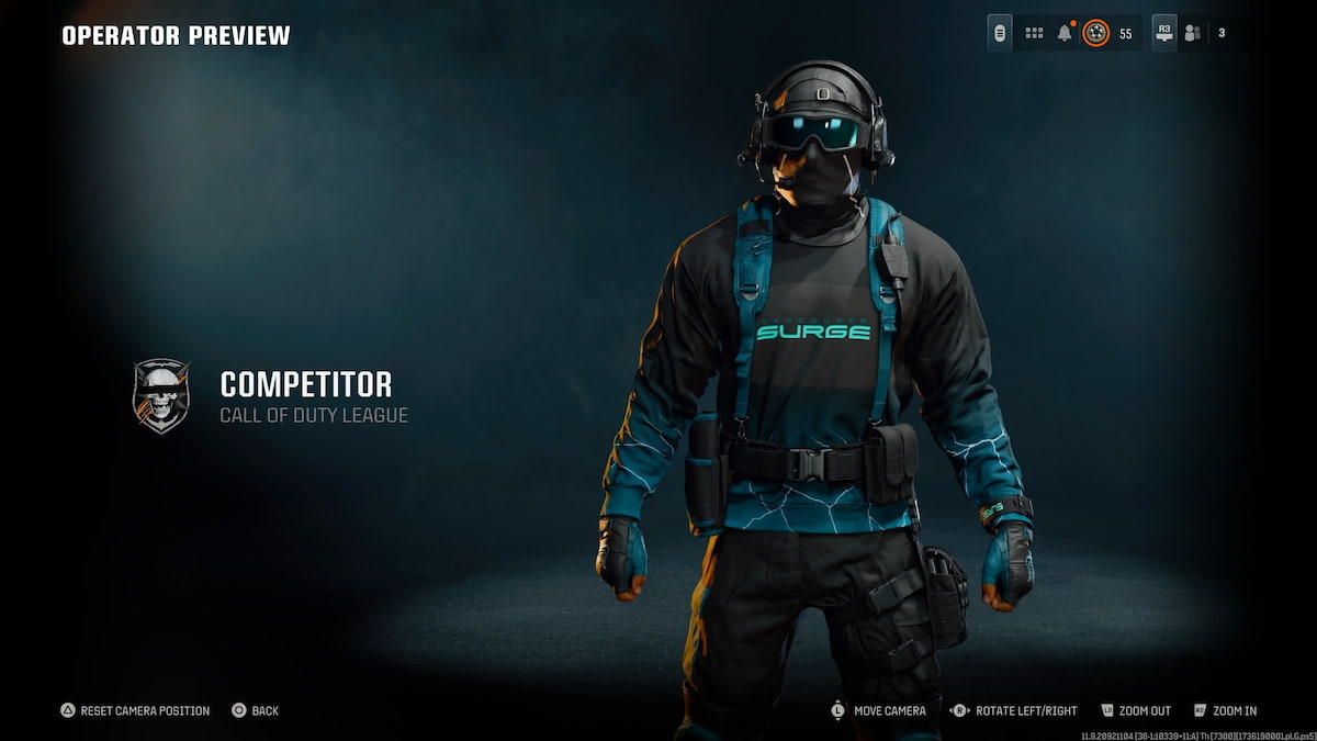 Vancouver Surge BO6 CDL skin