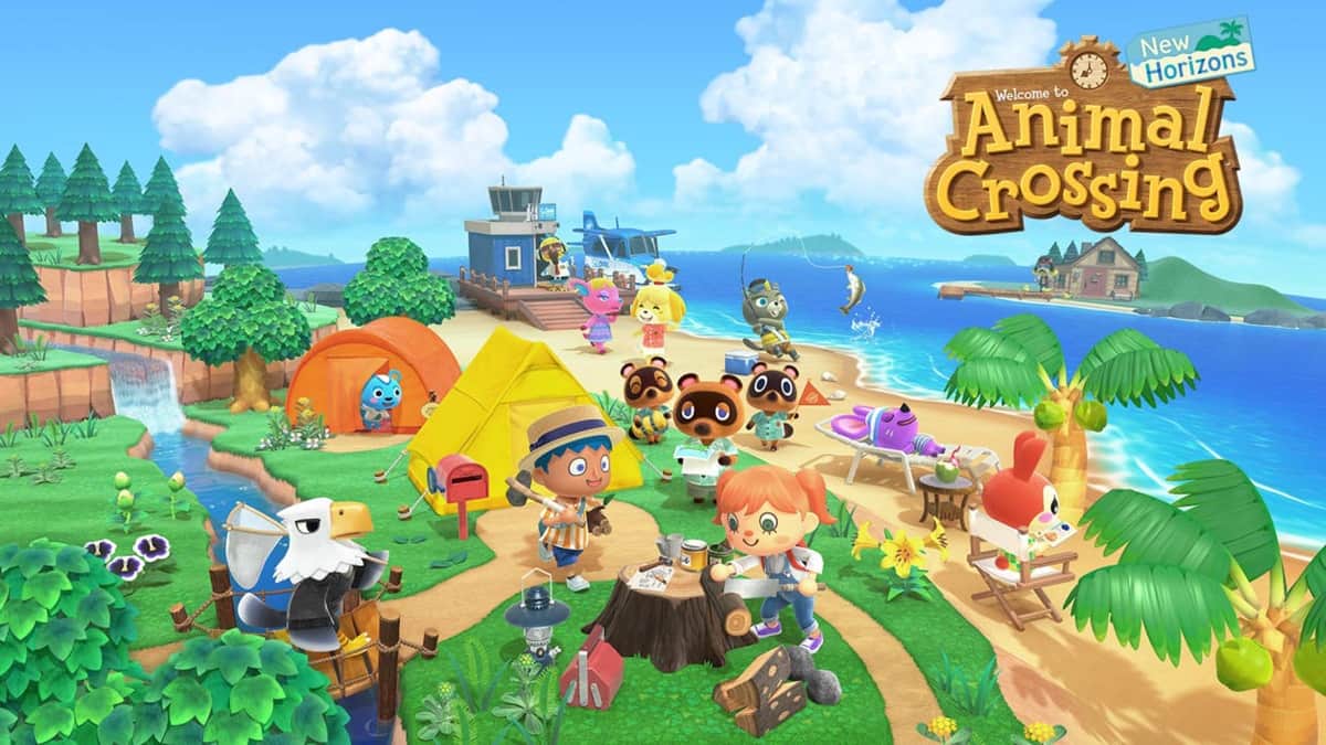 Multiple people with anthropomorphic animals standing around with a beach in the background