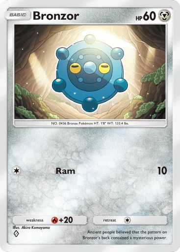 Bronzor from Triumphant Light in Pokemon TCG Pocket