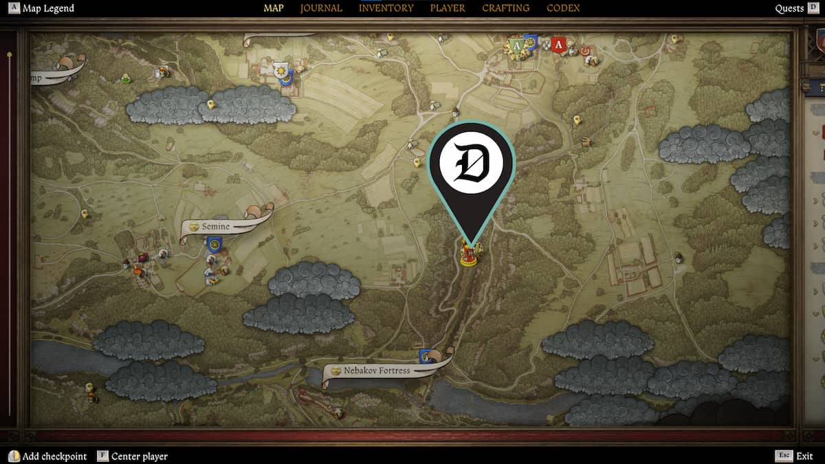 Canker camp location in Kingdom Come 2