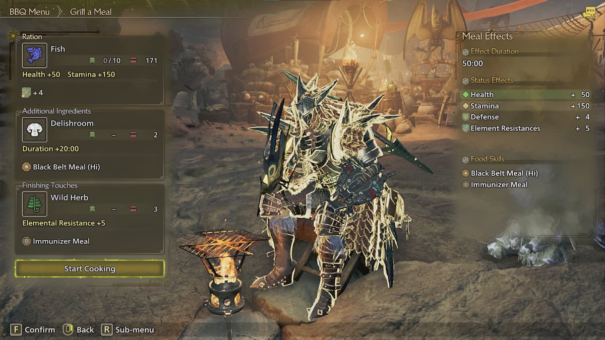 First recipe combination