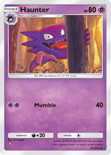 Haunter from Triumphant Light in Pokemon TCG Pocket