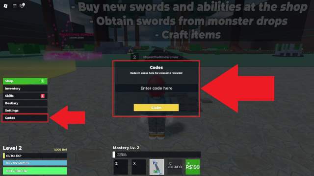 How to redeem BioBlade RPG codes