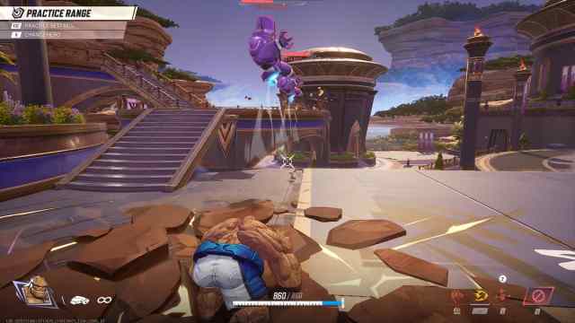 Launching Enemies as The Thing in Marvel Rivals