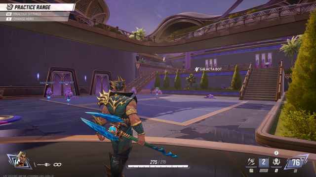 An image from Marvel Rivals of a classic green duelist crosshair.