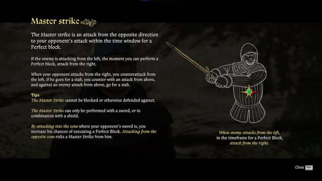 Master Strike in Kingdom Come 2