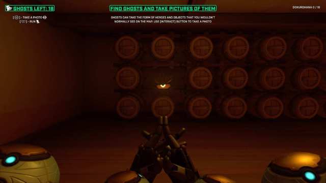 Taking photos of ghosts in Overwatch 2 code game