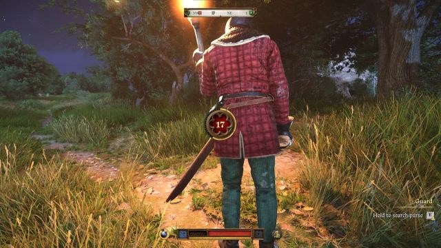 Stealing from a guard